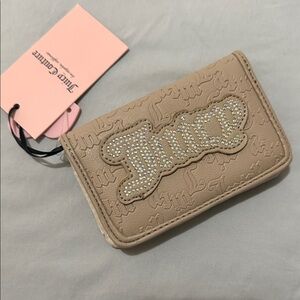 Juicy Couture Beige Embossed Wallet